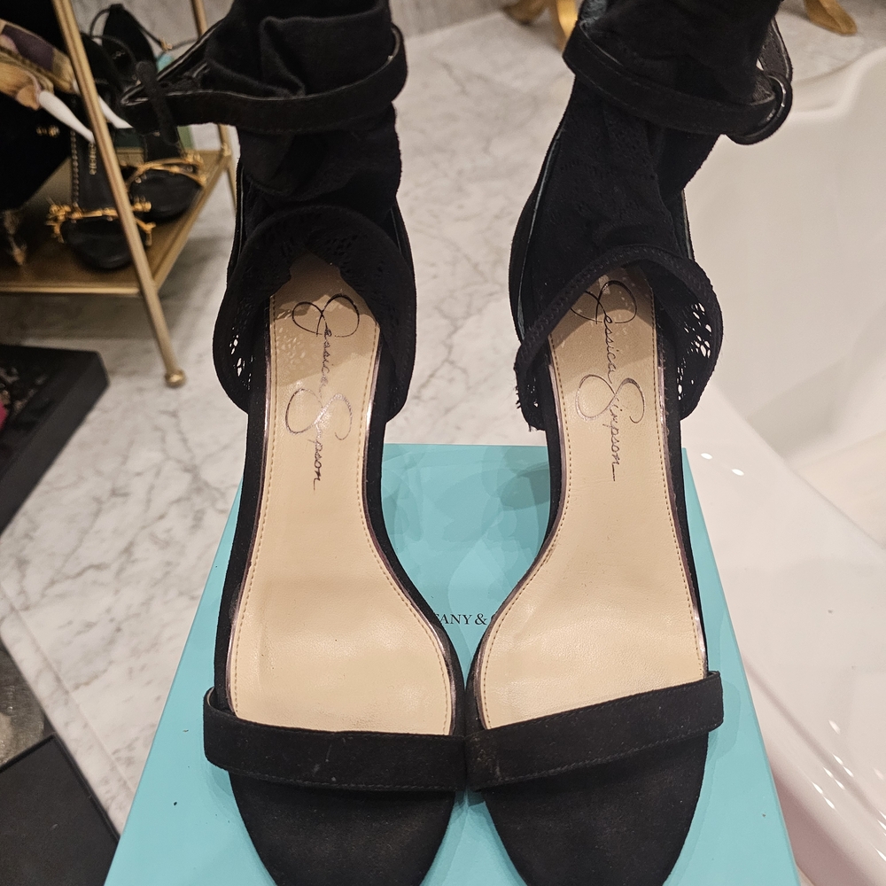 Jessica Simpson Black Heels